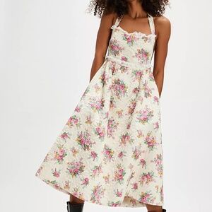 For Love & Lemons 'Amandine' Midi Dress (NWT)